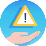 Le signe attention en triangle